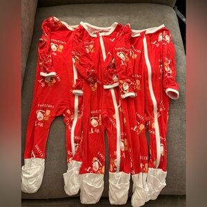 My First Christmas Jammie's 3-6M TRIPLETS